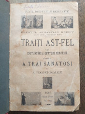 PREOTUL SEBASTIAN KNEIPP- TRAITI ASTFEL, 1896 foto