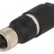 Conector M8 Mamă 4 PIN Drept Pe Cablu Filetat 4A