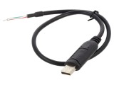 Cablu USB 2.0 DELOCK 0,5m USB A Negru &Oslash;5mm Cod 64242