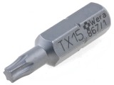 Capăt de şurubelniţă Torx TX15 25mm