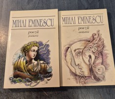 Poezii postume si antume Mihai Eminescu editie ingrijita de Gheorghe Bulgar cu autograf
