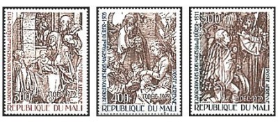 Mali 1979 - Craciun-Durer, serie neuzata foto