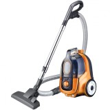 Aspirator fara sac Heinner HVC-V750OR, 750 W, 2.2 L, Nivel zgomot 75 dB, Filtru Hepa dublu 13, Tub telescopic, Filtrare ciclonica, Lungime cablu 4.5 m