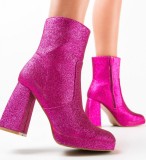 Cumpara ieftin Botine dama Jazzo Fuchsia