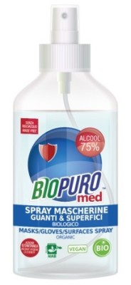 Spray igienizant pentru masca, manusi si suprafete bio 250ml Biopuro foto