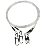 Struna DAM Effzett L Mono Spin Leader, 55cm, Nr.4, 27Kg, 2buc/pac