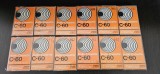Casete audio vintage din anii '70 si '80 diverse marci . LOT 12 BUCATI , NU CUNOSC CE ESTE INREGISTRAT PE ELE !