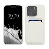 Husa Kwmobile pentru Apple iPhone 15 Pro, Alb, Silicon, KWM000020EO005C, Carcasa