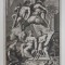 GRAVURA PE METAL , FRONTISPICIUL CARTII &#039; CALATORII de CORNELIS DE BRUIJN - 1698 &#039; , GRAVURA de JOSEPH MULDER , DATATA 1698