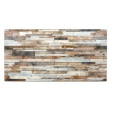 Cumpara ieftin Panou decorativ, PVC, model piatra 3D, nuante maro si negru, 96x48.5cm, Dms