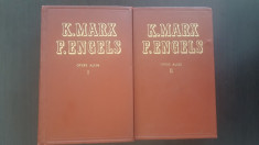 Opere Alese - K. Marx F. Engels. Vol. I-II. 1955 foto