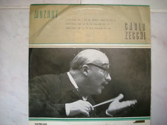 Carlo Zecchi-Mozart vinil electrecord