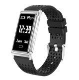 Cumpara ieftin Smartwatch iSEN B11, Gri, 0.96 OLED, Bluetooth 5.3, Monitor Ritm Cardiac, SpO2, HRV, Monitorizare Somn, IPX8