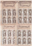 RO-0086=Romania 2013-Lp 1996b=Palatul Bancii Nationale-II-, set 4 minicoli MNH, Nestampilat