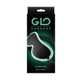 Masca Pentru Ochi GLO Bondage Blindfold, Negru, NS Toys