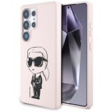 Husa pentru Samsung Galaxy S25 Ultra - Karl Lagerfeld Silicone Graffiti MagSafe (KLHMS25LPNYKGRTP) - Ikonik Pink