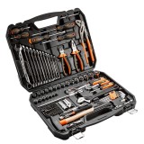 Set unelte si tubulare 143 piese NEO TOOLS, in cutie pentru atelier