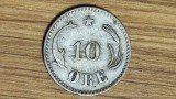 Danemarca - moneda de colectie foarte rara - 10 ore 1875 -Christian IX- valoare catalog mare !, Europa, Argint