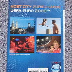 Ghid turistic Zurich 116 pag si harta orasului cu ocazia CE fotbal 2008 Elvetia