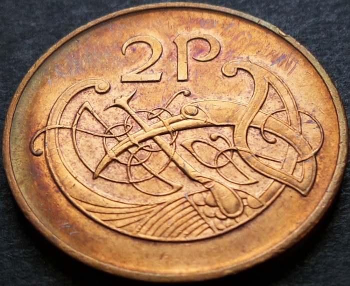 Moneda 2 PENCE - IRLANDA, anul 1986 * cod 3966 A