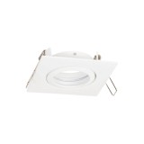 Rama spot Azer GU10 85X85mm, alb, Metsan