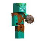 MINECRAFT CRAFT A BLOCK FIGURINA DROWNED 8CM SuperHeroes ToysZone