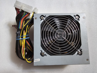 Sursa PC Colorsit , 550W, 120mm, PCI-E 1 X 6pini, MOLEX, SATA, Gri - poze reale foto