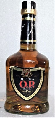 - BRANDY oro pilla , RISERVA TIP ( A ), Cc. 700 GR. 40 ANII 1980/90 foto