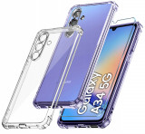 Set Husa + Folie Ecran Samsung A34 5G, Antisoc ,protectie camera, transparent