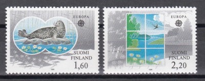 Finlanda 1986 - EUROPA - Conservarea Naturii, MNH foto