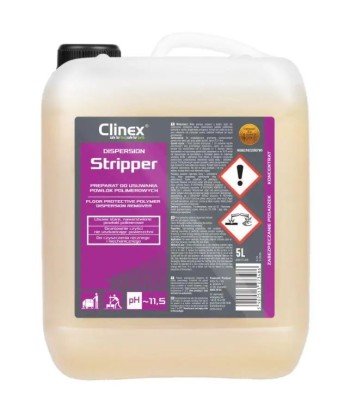 CLINEX Dispersion STRIPPER, 5 litri, detergent pentru curatare polymeri de pe suprafete diverse foto