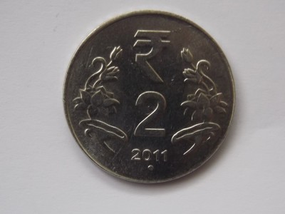 2 RUPEE 2011 INDIA foto
