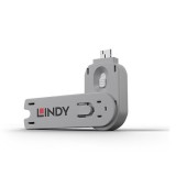 Cheie pentru blocarea portului USB-A (L40464 &amp; L40454) Alb, Lindy L40624