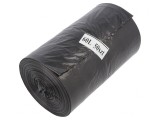 Saci de Gunoi Polietilenă Neagră 60L - 50 Buc.