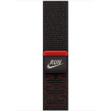 Curea pentru Apple Watch 46mm, Nike Sport Loop, Midnight Black