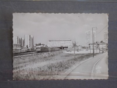 SUEDIA - VALLINGBY - GARA DE LA INTRAREA IN ORAS CU TRENUL - 1957 - CIRCULAT, foto