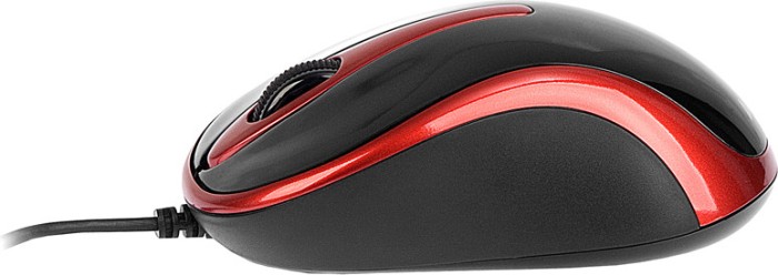 MOUSE A4tech, &amp;quot;N 350&amp;quot;, PC sau NB, cu fir, USB, optic, 1000 dpi, butoane/scroll 3/1, , negru / rosu, &amp;quot;N-350-2&amp;quot; (timbru verde 0.18 l