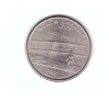Moneda SUA 25 centi/quarter dollar 2001 P, North Carolina, stare foarte buna, curata, America de Nord, Nichel