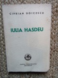 Iulia Hasdeu, Ciprian Doicescu - Dedicatie + Autograf, 1941, Hartie Filigran, Portret, Faximil