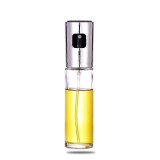 Pulverizator Ulei, Otet, Cyrax, din Sticla, 100 ml, Reincarcabil, 18.3 x 4.3 cm, Capac Lucios, Argintiu