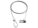 Coardă de protecţie argintie 1,8m NATEC cu cifru