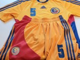 Tricou + sort (ADIDAS) fotbal - Echipa Nationala a Romaniei (FRF) 2008/2009, M, Galben