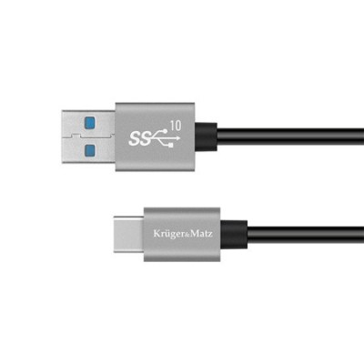 CABLU USB - TIP C 10 GBPS 15 W 0.5M KRUGER&amp;amp;MATZ foto