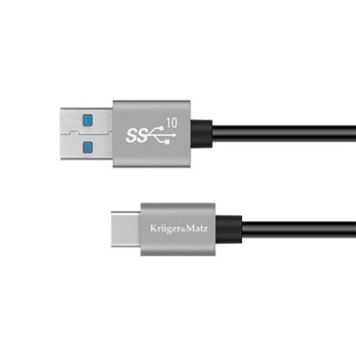 CABLU USB - TIP C 1M KRUGER&amp;amp;MATZ foto