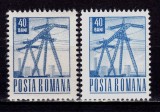 Cumpara ieftin ✅ RO 1969 LP 691 "Uzuale - electricitate" , 40 B - varietate hartie/culoare , hartie gri - print sters / hartie alba - print clar , vezi scan ! , MNH