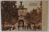 ALBA IULIA , POARTA KARLSTHOR ( A III -A ) , LA INTRARE IN CETATE , CARTE POSTALA ILUSTRATA , 1921