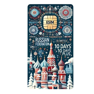 eSIM Russian Federation, Unlimited Plus, 10 Days foto