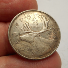 Canada 25 Cents 1968