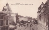 BUCURESTI CALEA VICTORIEI GRAND HOTEL CIRCULATA 1917 CENZURATA ., Fotografie, Ilfov