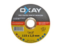 Disc OXAY debitat inox/metal 115X1 mm